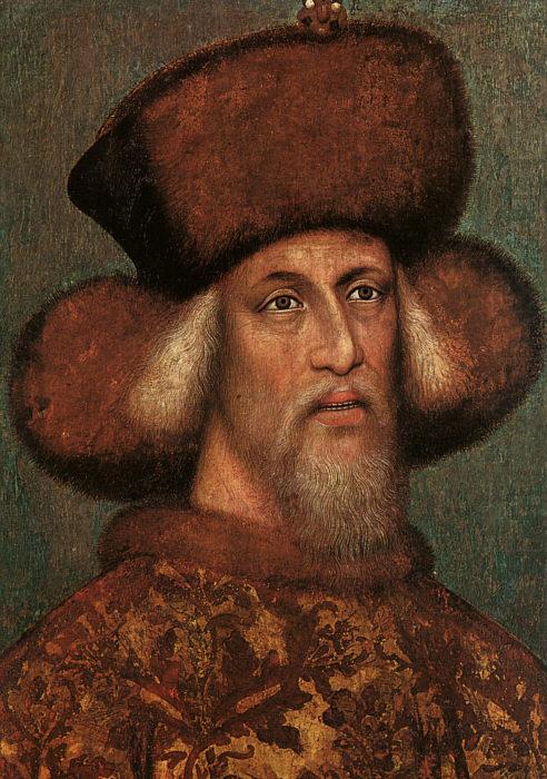 Portrait of the Emperor Sigismund, Antonio Pisanello